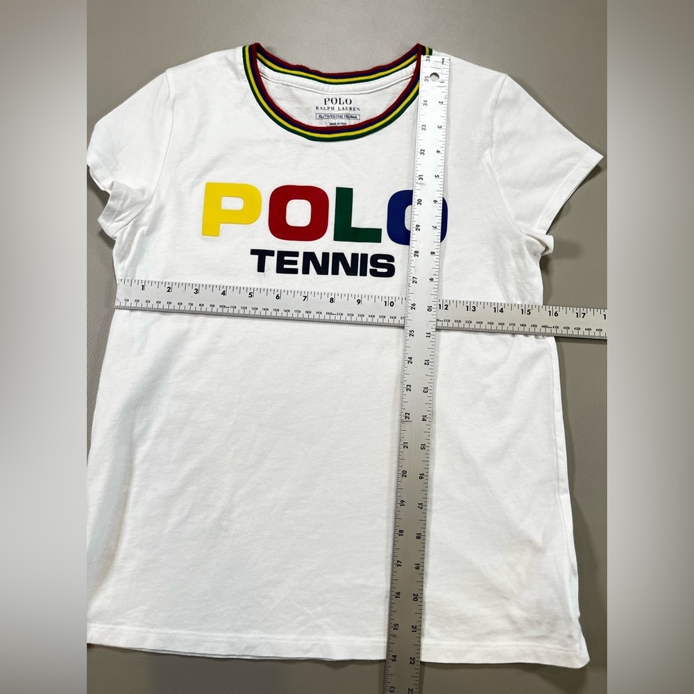 Polo Ralph Lauren NYC USOpen Tennis 2019 WhiteCrew Neck T Shirt Size XL16) - Picture 6 of 9